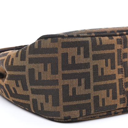 Fendi Zucca Vitello Artic Small Messenger Bag Tobacco Castagna 7 of 8