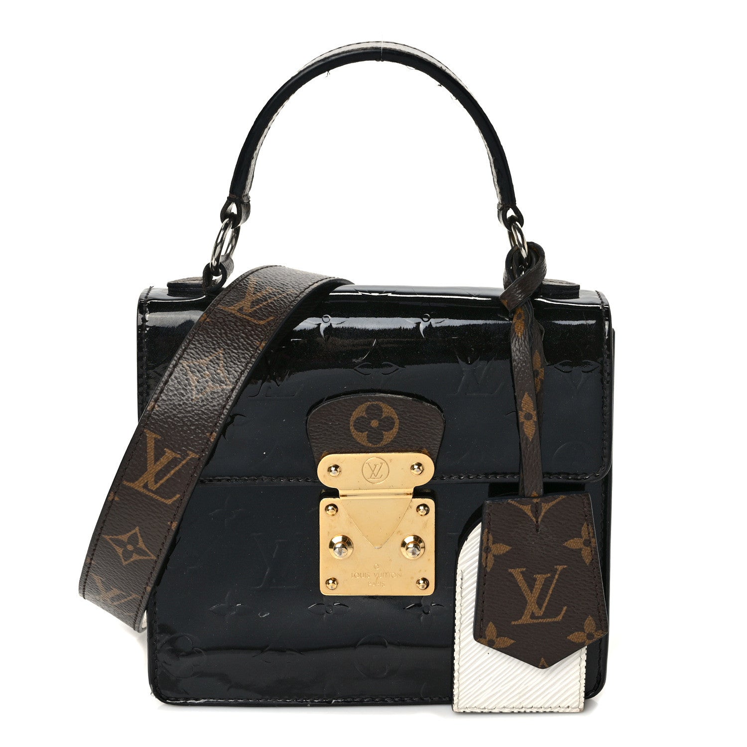 Louis Vuitton Vernis Epi Monogram Spring Street Black 1 of 13