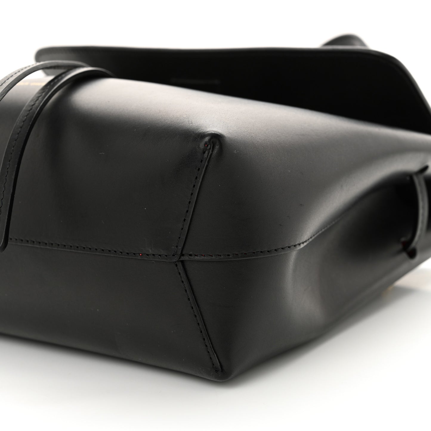 Calfskin Mini Lady Bag Black Flamma