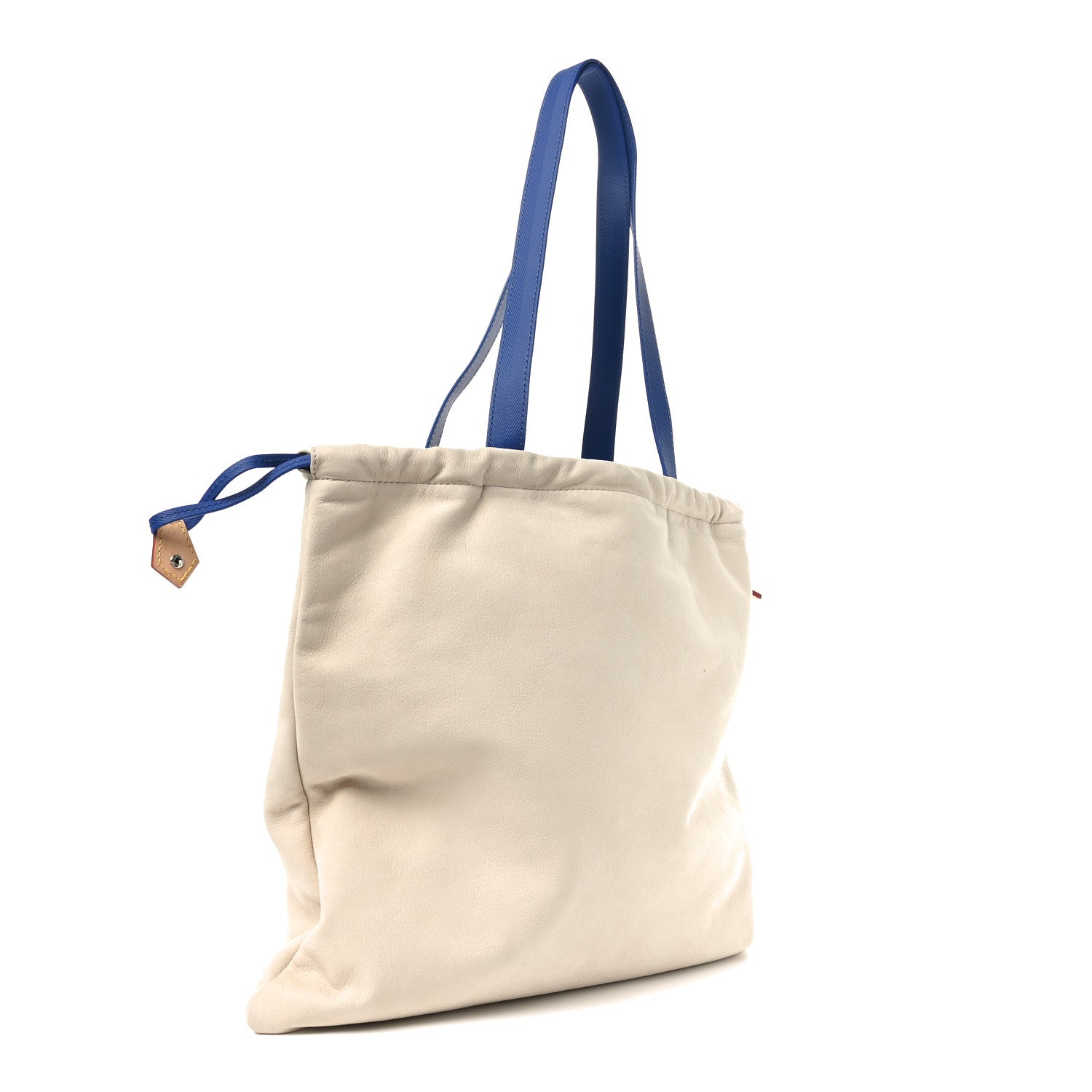 Louis Vuitton Nubuck Dust Bag Tote Ecru White 3 of 9