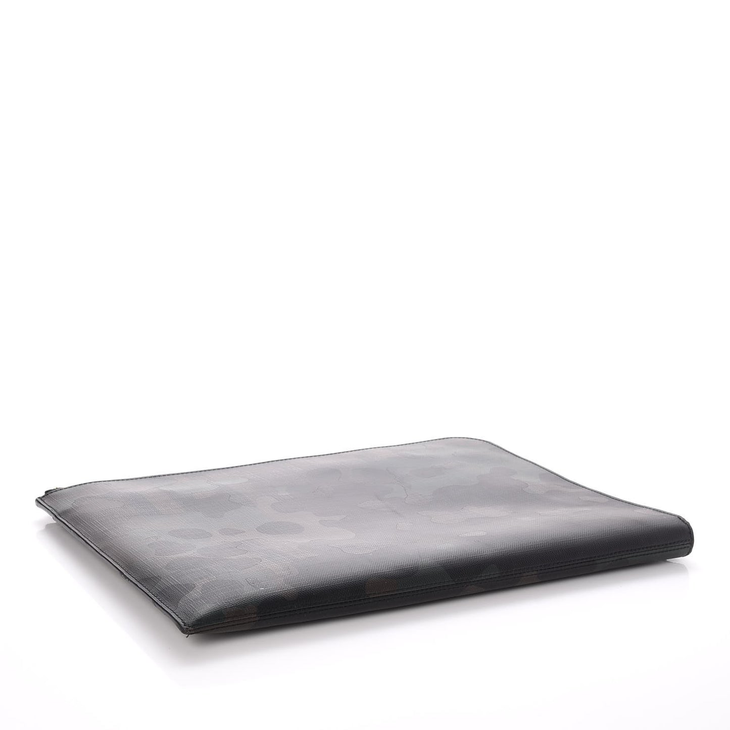 BURBERRY Camouflage Document Holder Zip Cover Black