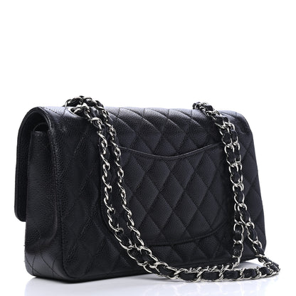 Chanel Caviar Quilted Medium Double Flap Black 2 of 4