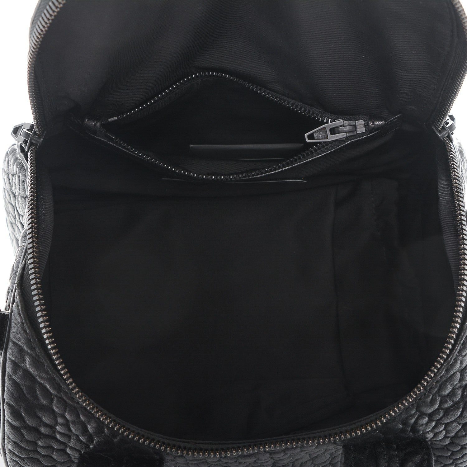 Alexander Wang Pebbled Lambskin Rockie Black Matte Black Hardware 5 of 9