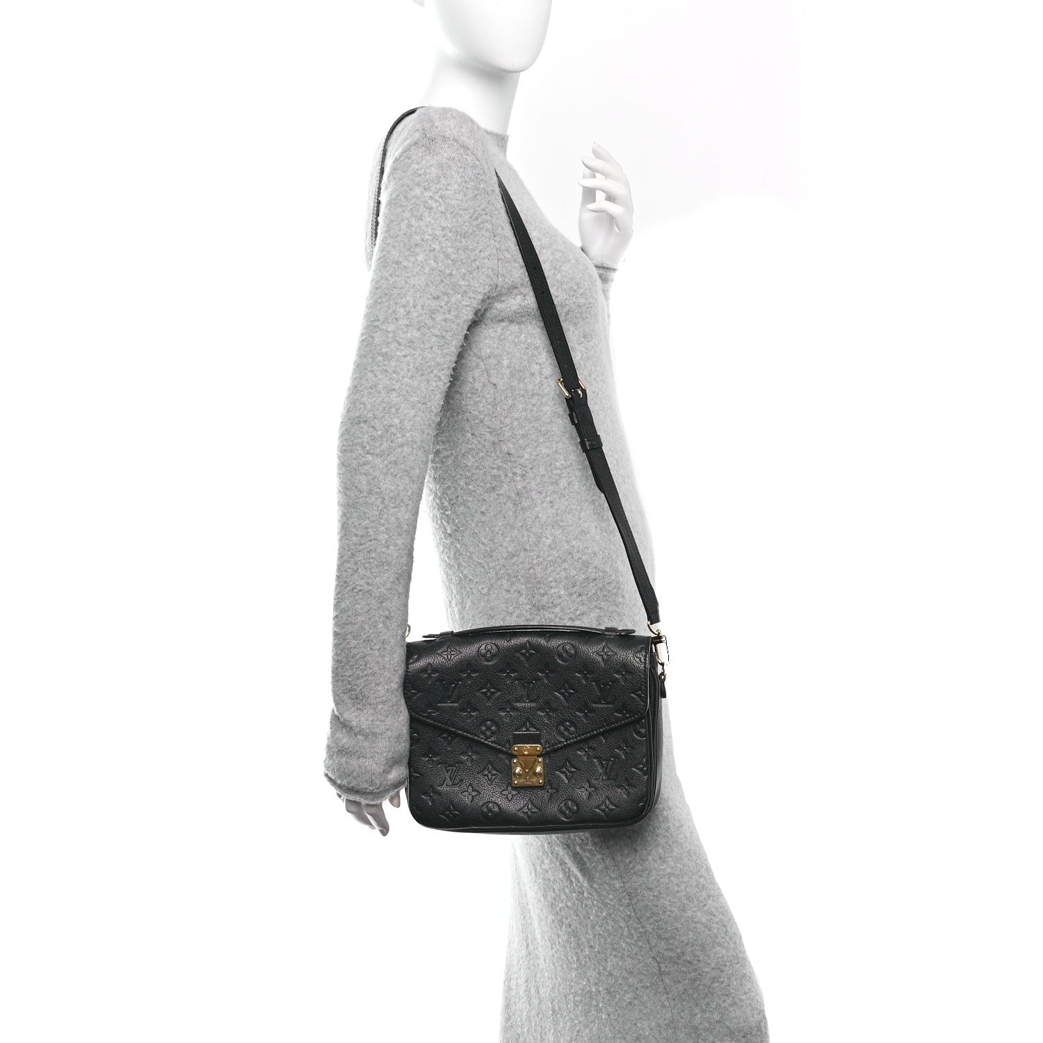 Louis Vuitton Empreinte Pochette Metis Black 2 of 10