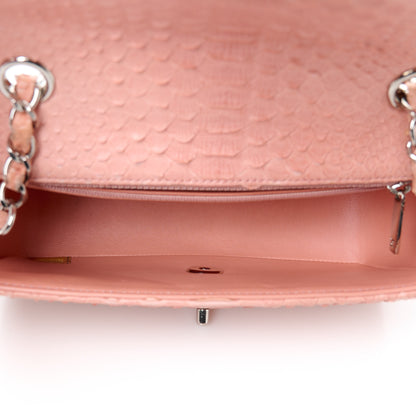 Chanel Snakeskin Mini Rectangular Flap Pink 5 of 11