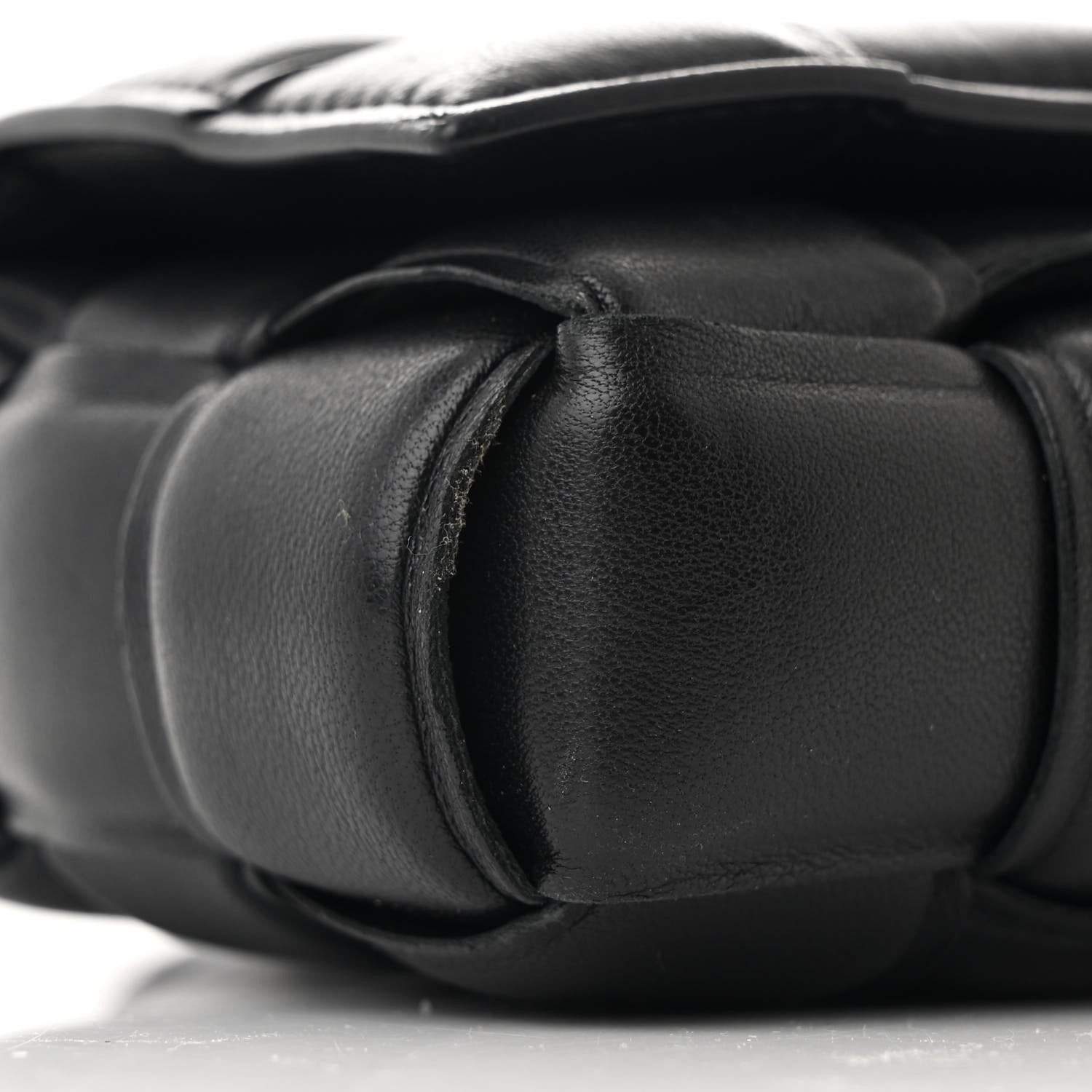 Bottega Veneta Nappa Maxi Intreccio Small Padded Cassette Crossbody Bag Black 8 of 10