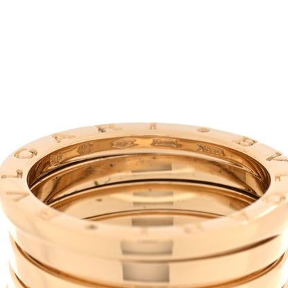 Bulgari 18K Yellow Gold B.Zero1 Four-Band Ring 56 7.75 4 of 4