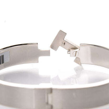 Hermes Matte Enamel Narrow Clic Clac HH Bracelet Ardoise 4 of 6