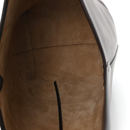 The Row Polished Saddle Calfskin Medium N/S Park Tote Chestnut 5 of 9