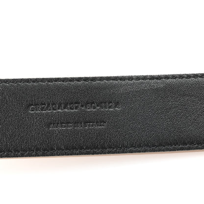 Saint Laurent Smooth Calfskin Monogram Square Buckle Belt 80 32 Dark Beige 4 of 6