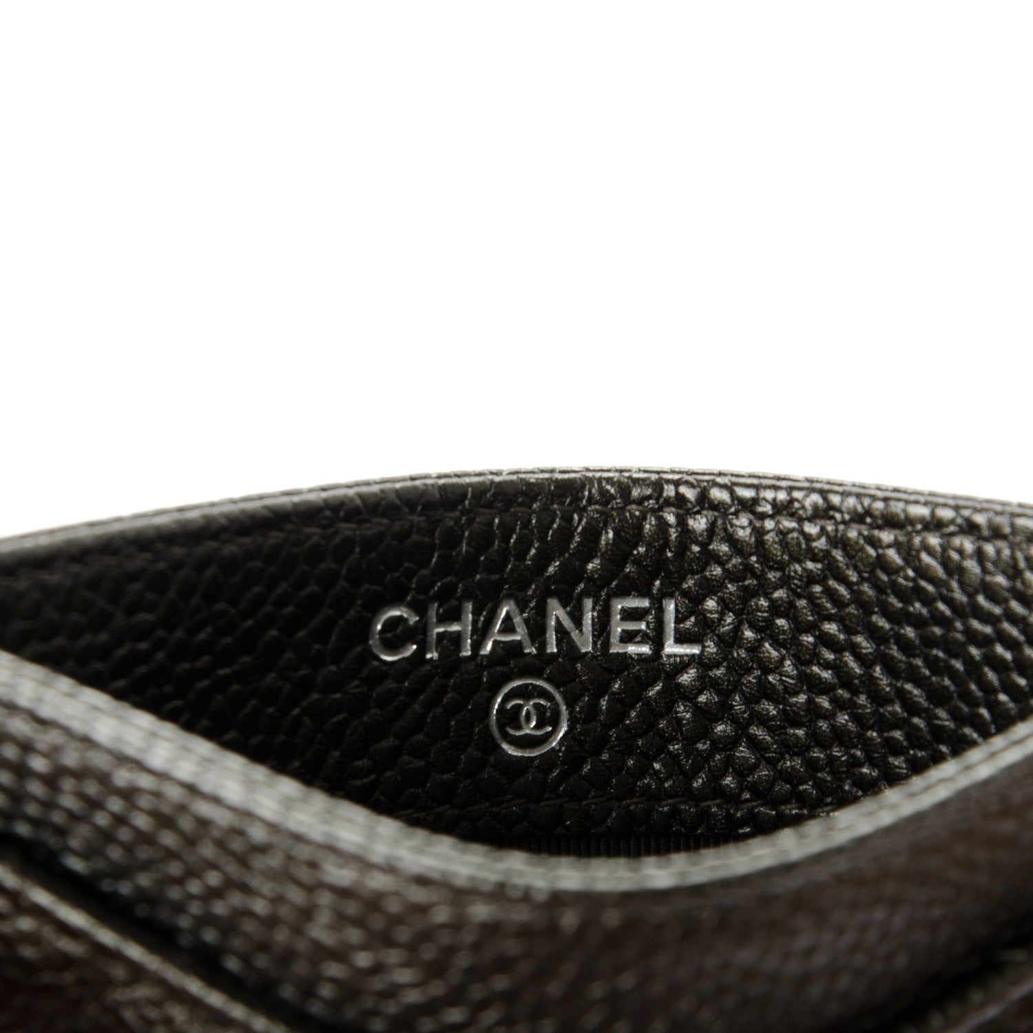Chanel Caviar Quilted Card Holder Dark Charcoal 5 of 7