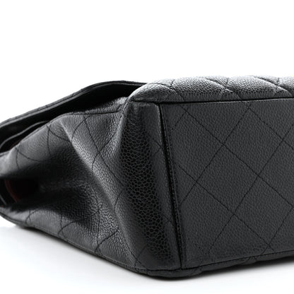 Chanel Caviar Quilted Maxi Double Flap Black 9 of 12