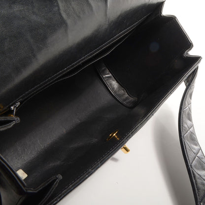 Chanel Lambskin Quilted Flap Shoulder Bag Black 5 of 8