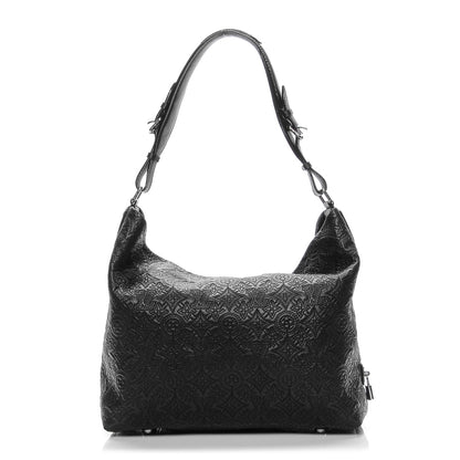 Louis Vuitton Monogram Lambskin Antheia Hobo PM Black 1 of 8