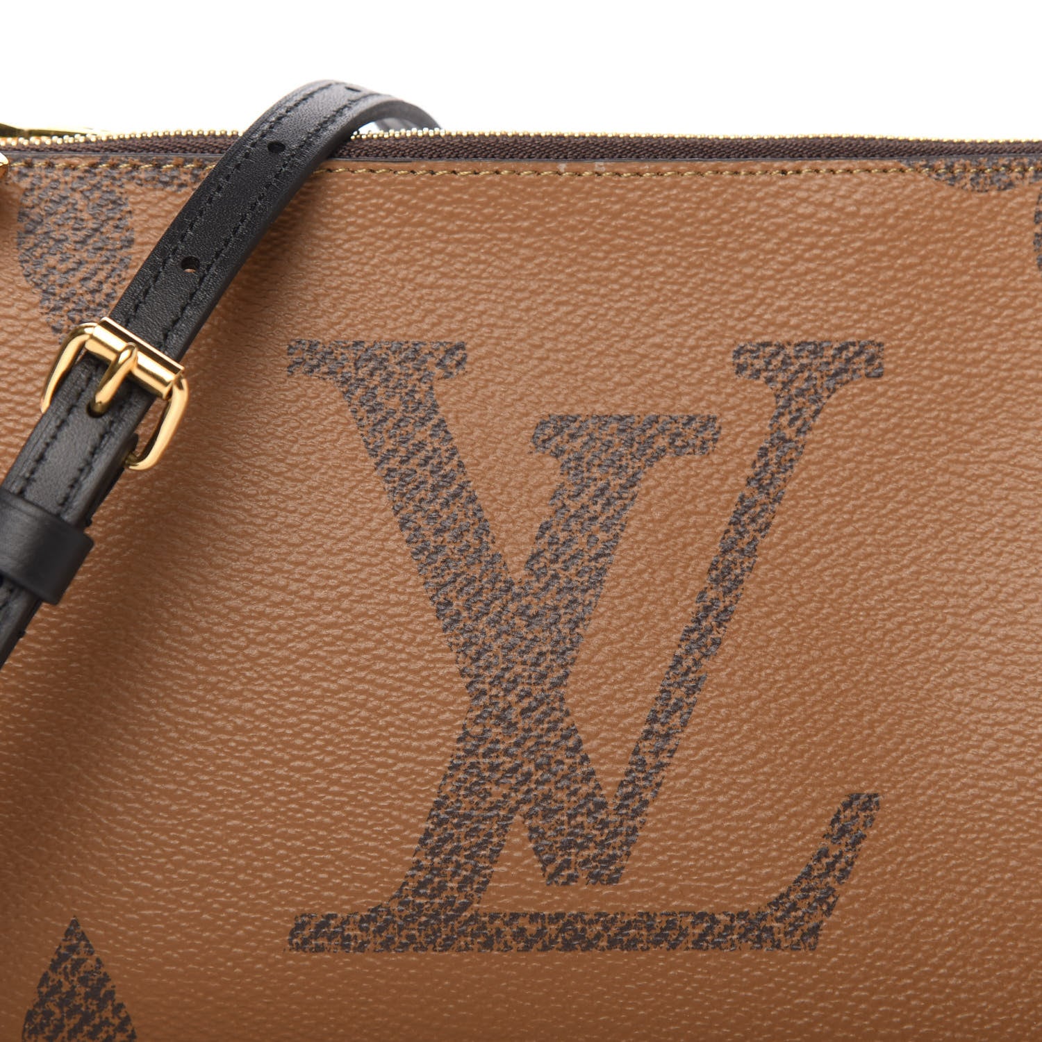 Louis Vuitton Reverse Monogram Giant Double Zip Pochette 11 of 12