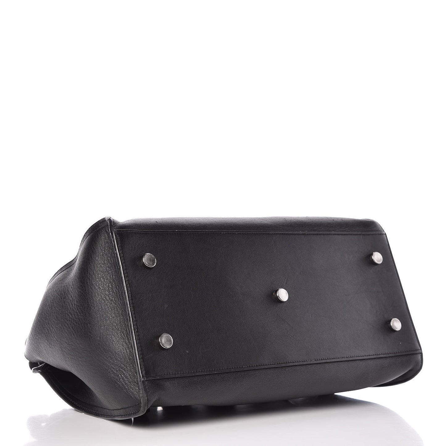 Smooth Calfskin Small Monogram Cabas Black