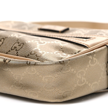 Gucci Imprime Monogram Small Shoulder Bag  Champagne 10 of 10