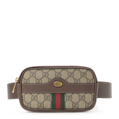 Gucci GG Supreme Monogram Ophidia Belted iPhone Case 85 34 Dark Brown 1 of 11