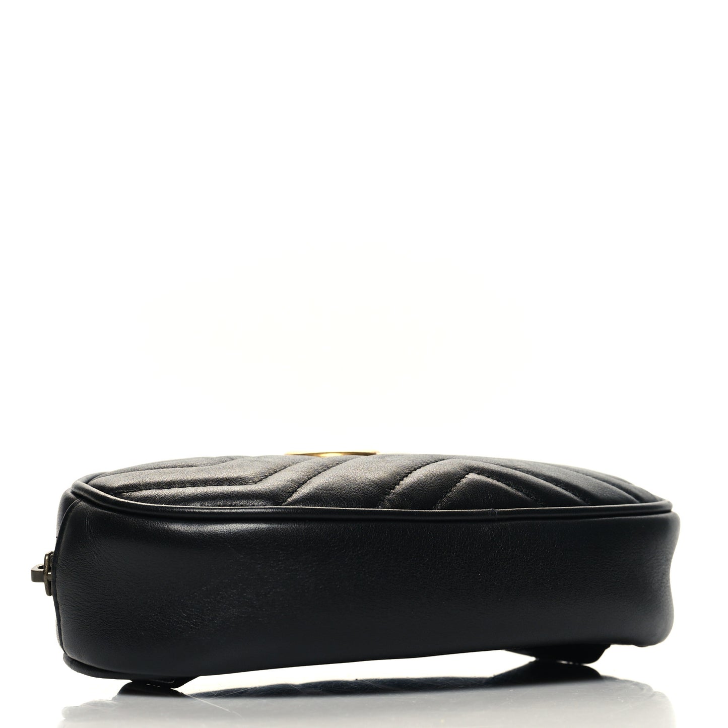Calfskin Matelasse GG Marmont Belt Bag 85 34 Black