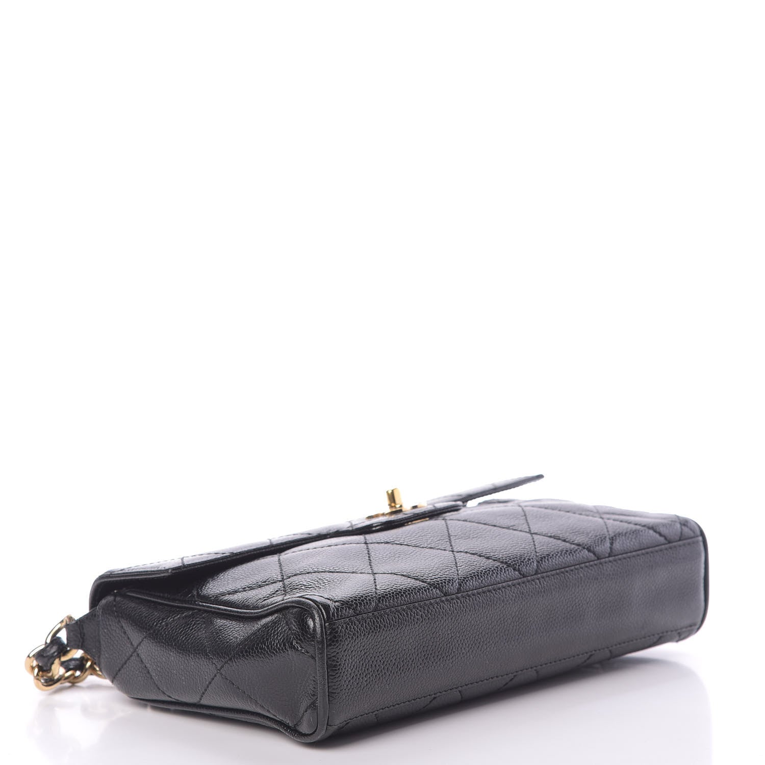 Chanel Caviar Quilted Medium Single Flap Black 4 of 12