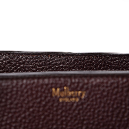 Mulberry Grain Vegetable Tanned Calfskin Small Zipped Bayswater Oxblood 8 of 13