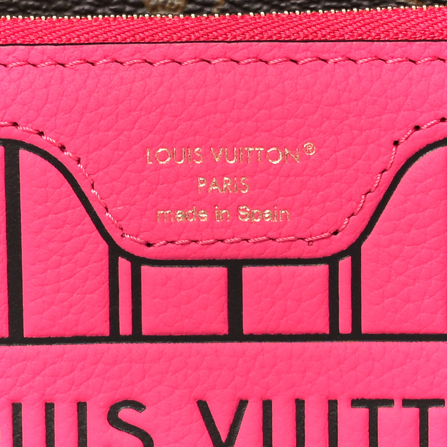 Monogram Neverfull Inside Out Bandouliere BB Rose Pondichery