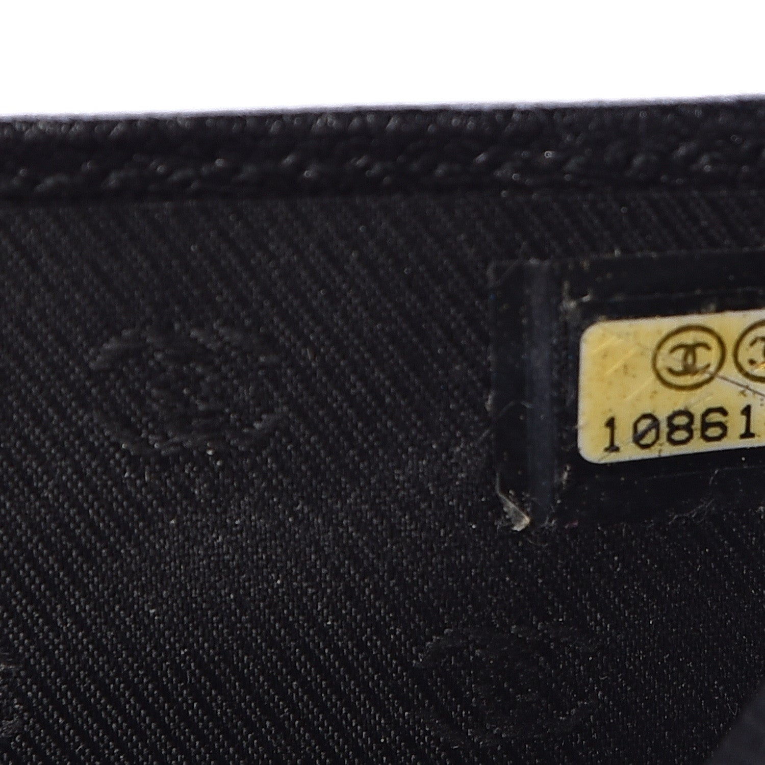 Chanel Grained Calfskin CC Button Flap Wallet Black 8 of 13