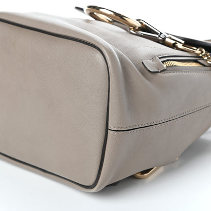 Chloe Suede Calfskin Small Faye Backpack Motty Grey 9 of 9