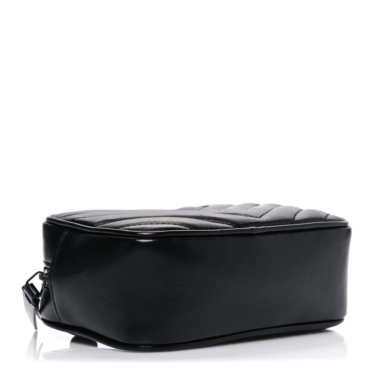 Calfskin Matelasse Monogram Lou Belt Bag Black