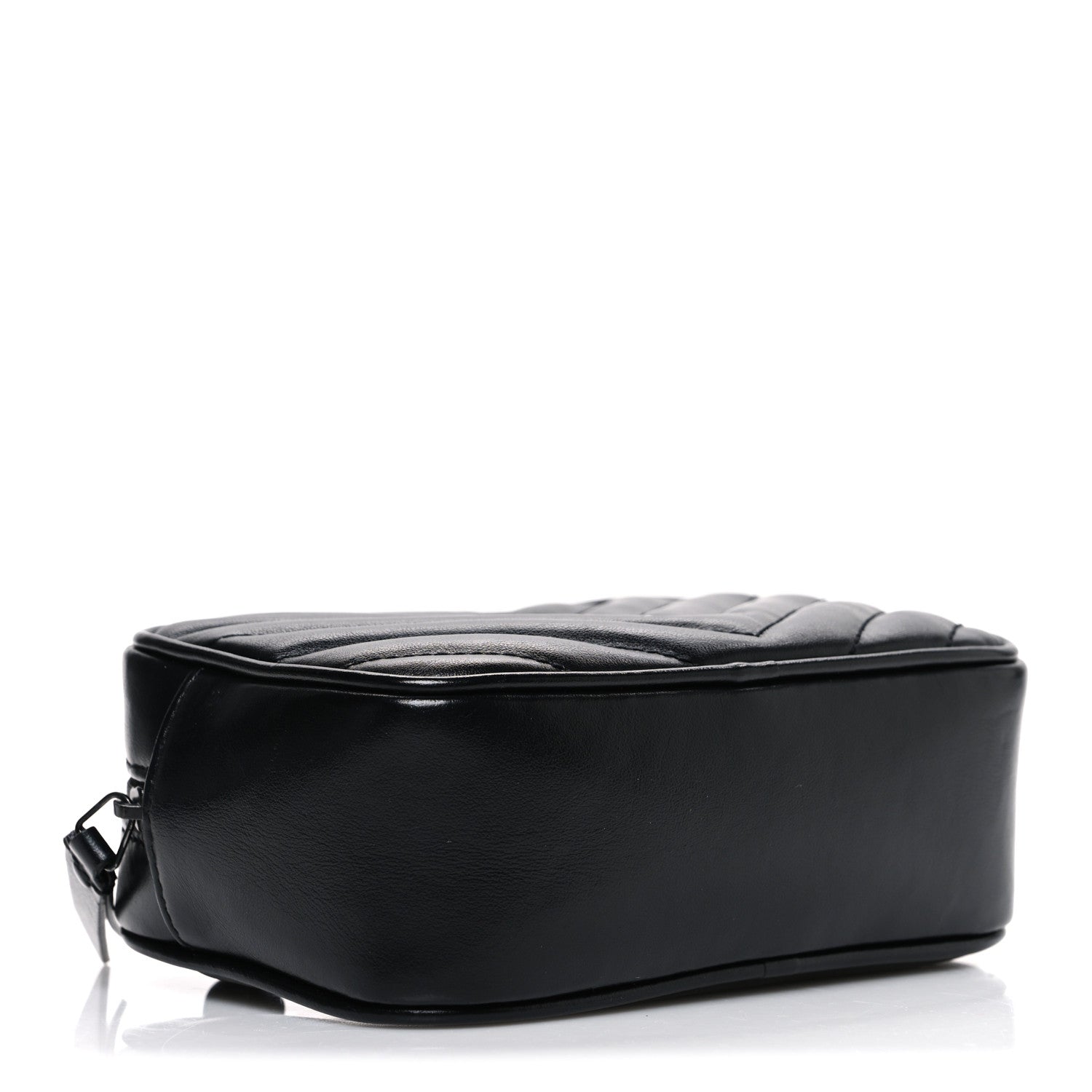 Saint Laurent Calfskin Matelasse Monogram Lou Belt Bag Black 4 of 10