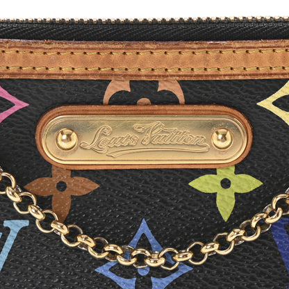 Louis Vuitton Monogram Multicolor Pochette Milla MM Black 7 of 9