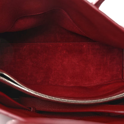 Saint Laurent Grained Calfskin Small Supple Sac De Jour Dark Pallisandre 5 of 8
