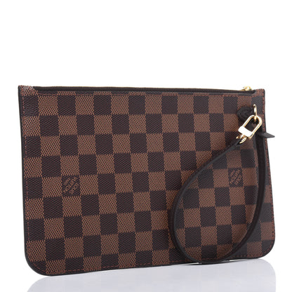 Louis Vuitton Damier Ebene Neverfull MM GM Pochette 3 of 11