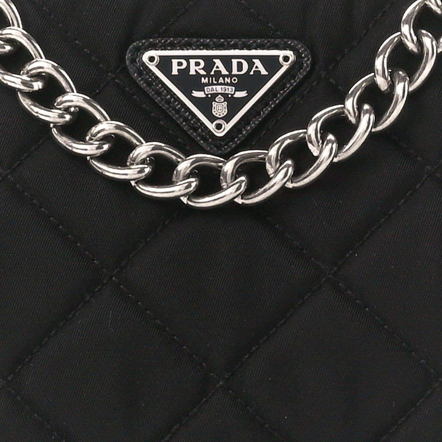 Prada Nylon Tessuto Impuntu Quilted Crossbody Bag Black 9 of 11