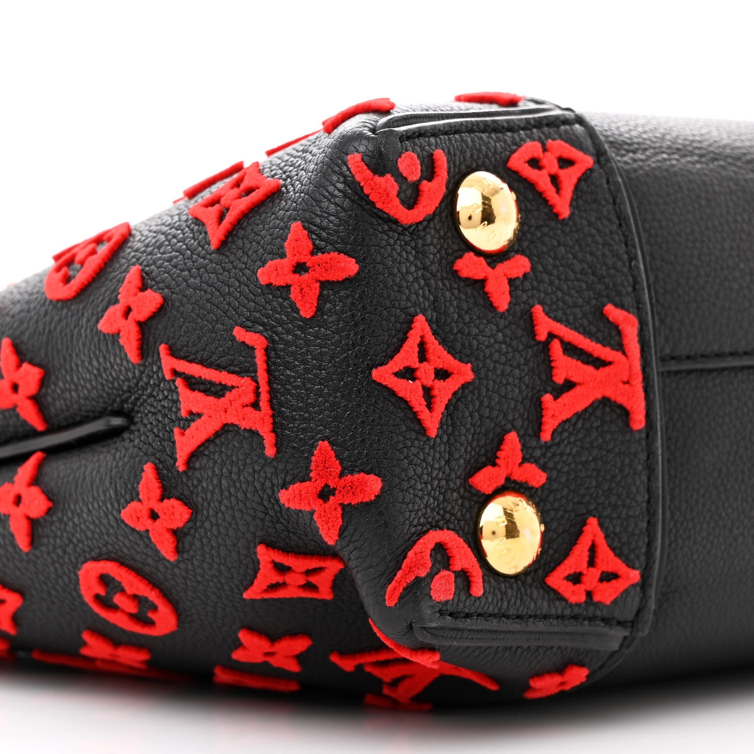 Louis Vuitton Veau Cachemire Tote W BB Black 8 of 10