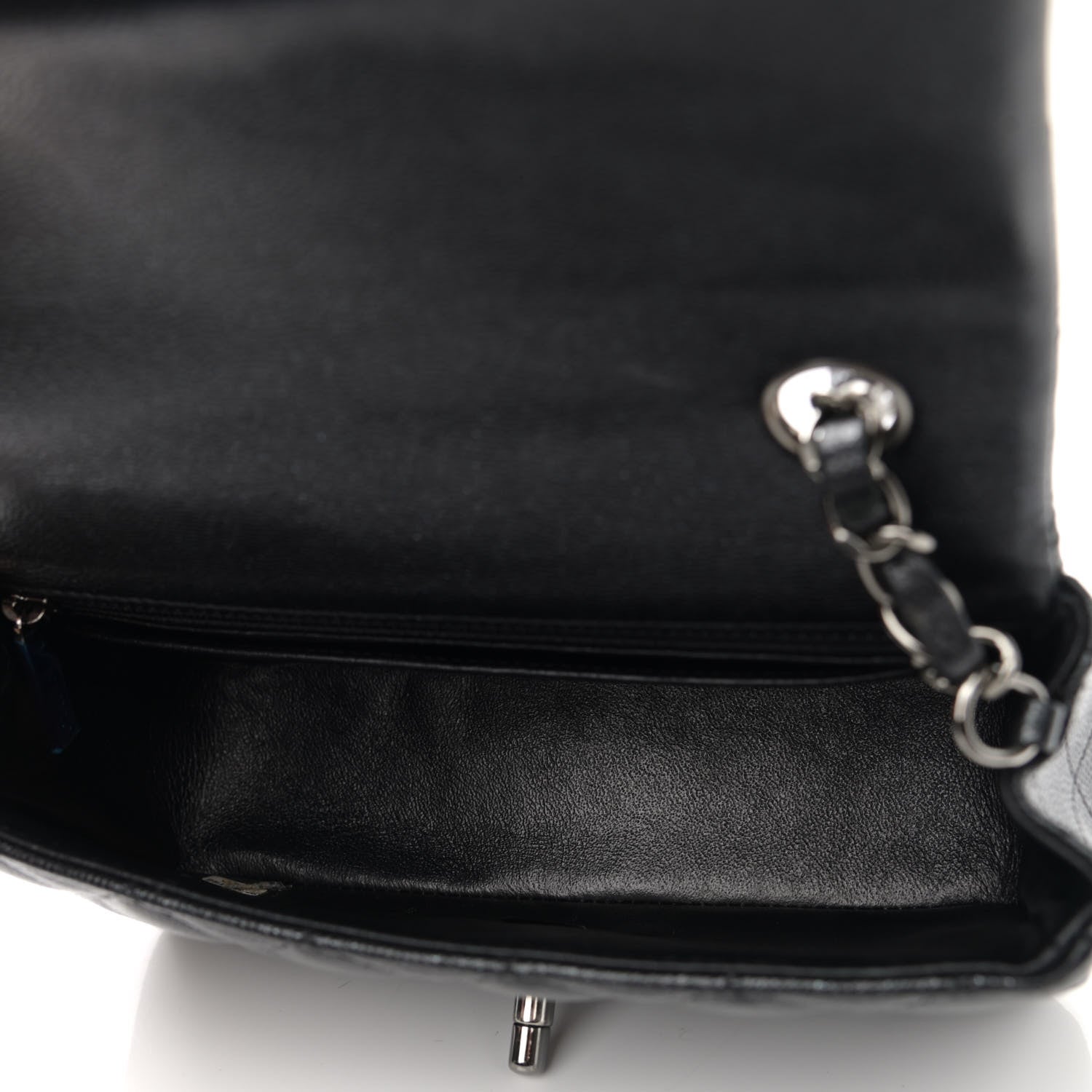 Chanel Iridescent Caviar Quilted Mini Rectangular Flap Black 5 of 11