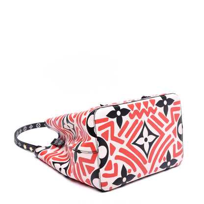 Louis Vuitton Monogram Giant Crafty NeoNoe MM Creme Rouge Black 4 of 8
