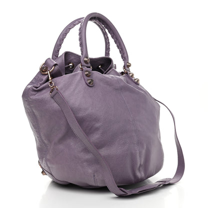 Balenciaga Agneau Giant 12 Rose Gold Hardware Pompon Glycine 3 of 10