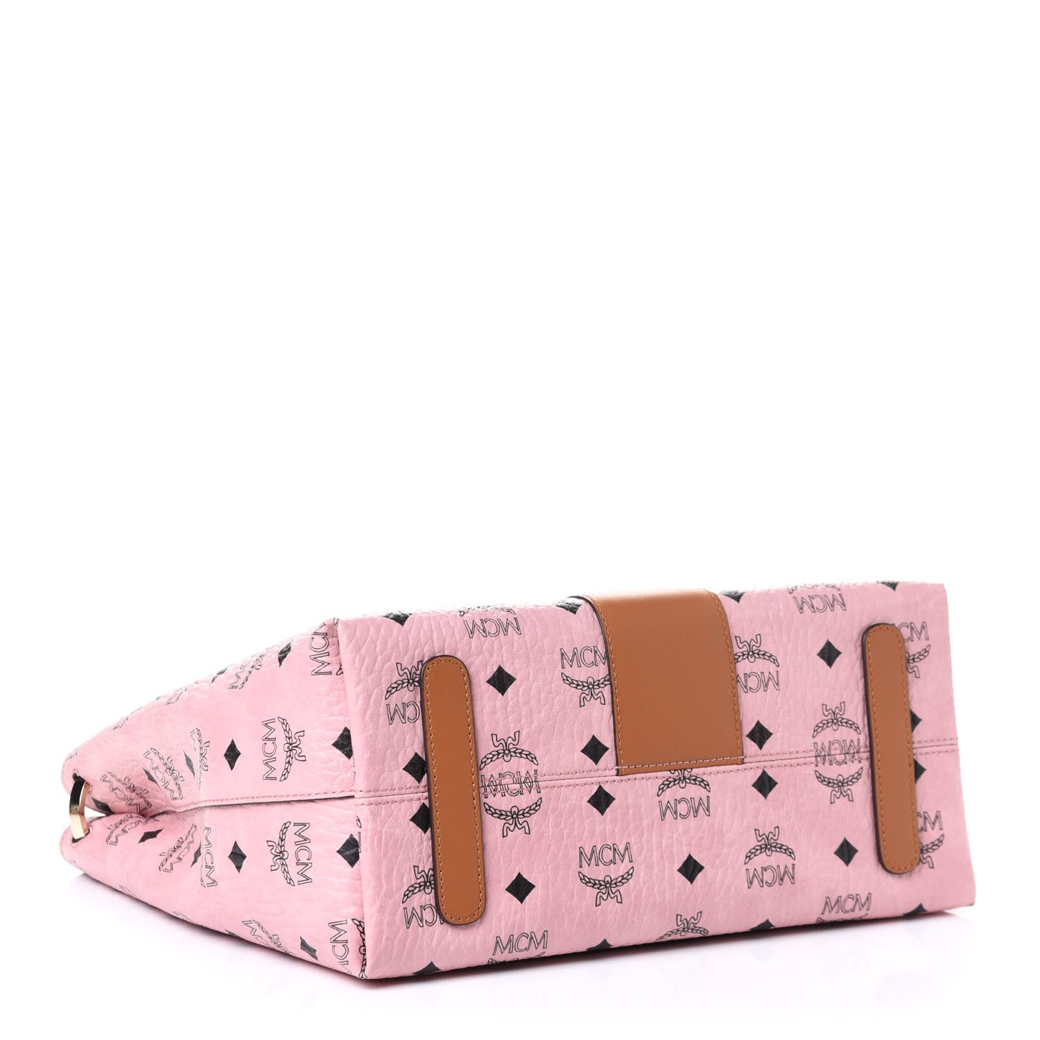 MCM Visetos Medium Klara Hobo Soft Pink 3 of 4