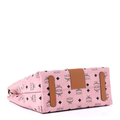 MCM Visetos Medium Klara Hobo Soft Pink 3 of 4
