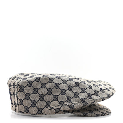 Gucci Monogram Flat Cap XL Navy 6 of 10