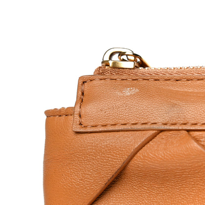 Bottega Veneta Nappa Maxi Blown Up Intrecciato Pouch Clutch Caramel 14 of 24