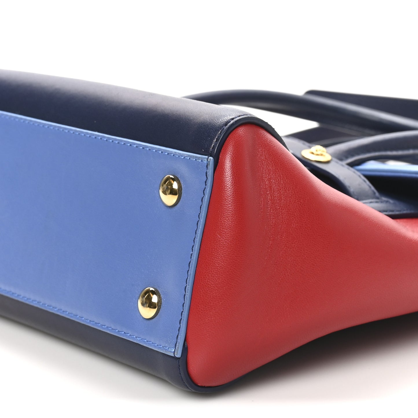 Nappa Signature Bag Blue Multicolor