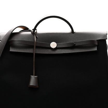 Hermes Toile Vache Hunter Herbag Zip 39 MM Black Ebene 9 of 12