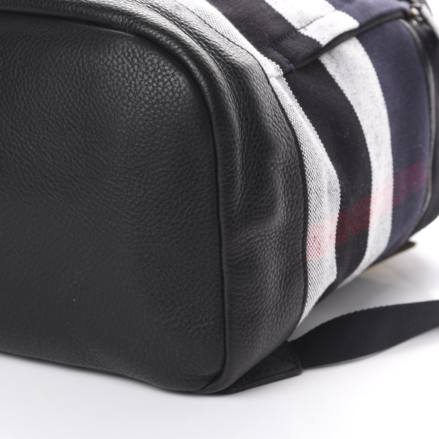 Overdyed Canvas Mega Check Drifton Backpack Black