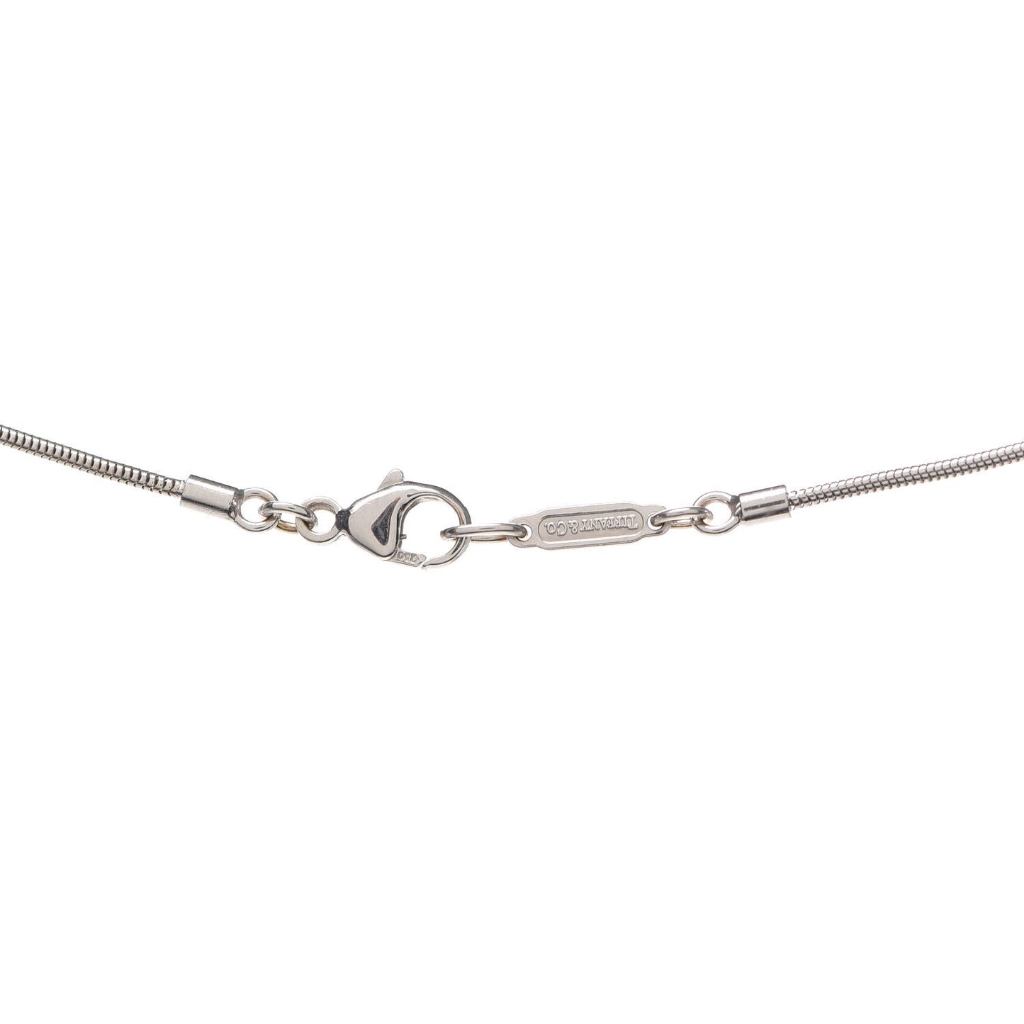 18K White Gold Diamond Atlas Bar Drop Pendant Necklace
