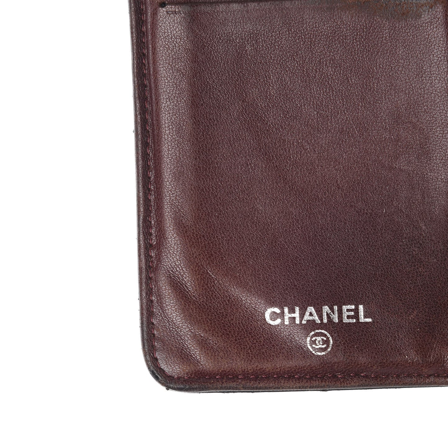 Lambskin Quilted Yen Wallet Black