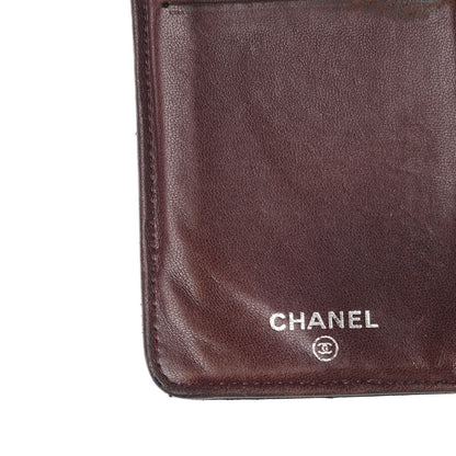 Chanel Lambskin Quilted Yen Wallet Black 6 of 16