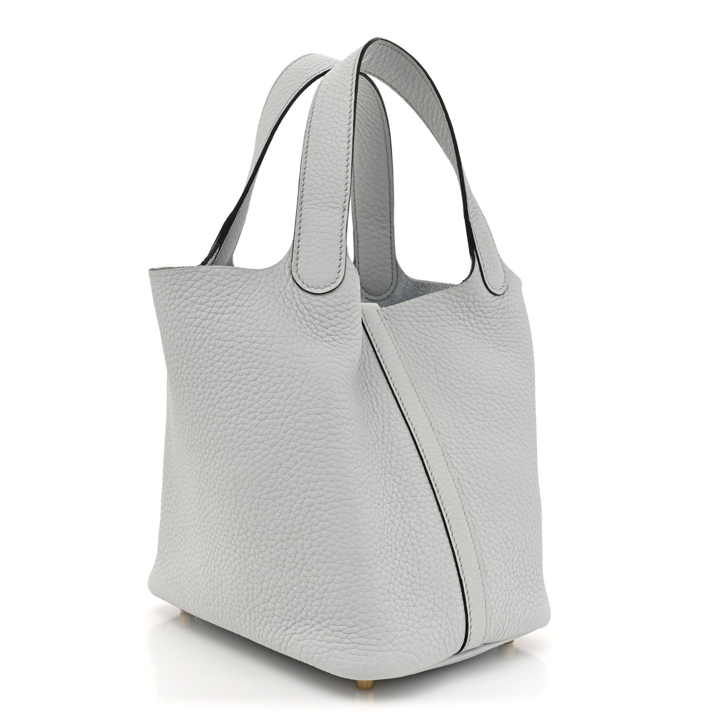 Hermes Taurillon Clemence Picotin Lock 18 PM Bleu Pale 3 of 11