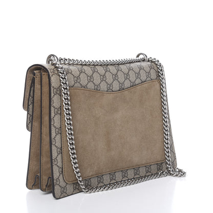 Gucci GG Supreme Monogram Medium Dionysus Shoulder Bag Taupe 4 of 11